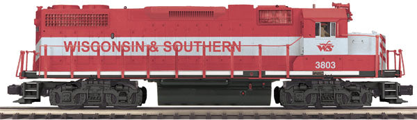 MTH 20-2860-3 Wisconsin & Southern GP38-2 Non-Powered Diesel Engine #3807
