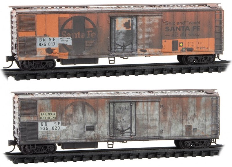 Micro-Trains 99305800 N BNSF Weathered 51' Mechanical Reefer (Set of 2)