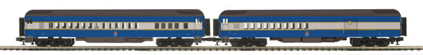 MTH 20-4193 O Canadian Pacific 70' Madison Comb/Din Passenger Set (Set of 2)