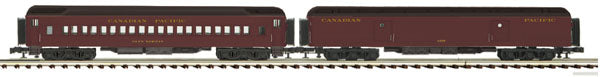 MTH 20-4492 O CP 70’ Madison Baggage/Coach Passenger Car Set (Set of 2)