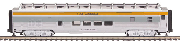 MTH 20-67125 Chesapeake & Ohio 70' ABS Full Length Vista Dome Passenger Car