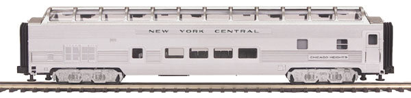 MTH 20-67127 New York Central 70’ ABS Ribbed Vista Dome Passenger Car