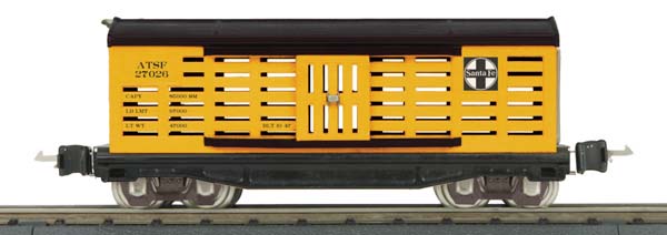 MTH 10-8062 Santa Fe 2800 Series O Gauge Cattle Car