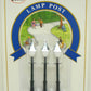 Model Power 6080 O Round Frosted Lamp Posts (Pack of 3)
