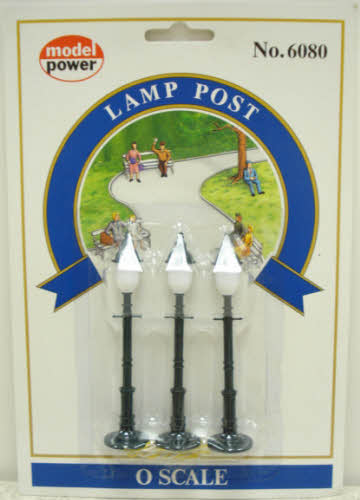 Model Power 6080 O Round Frosted Lamp Posts (Pack of 3)