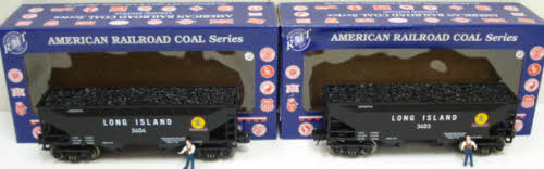 RMT COAL11 Long Island 2-Bay Coal Hopper Car (Set of 2)