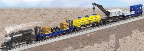Lionel 6-30045 Alaska Work Train O Gauge Steam Train Set