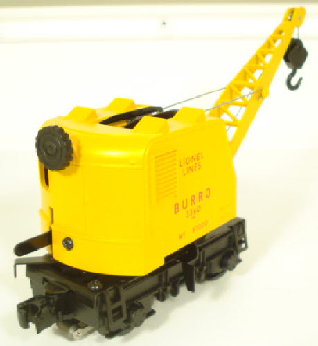 Lionel 6-28414 O Gauge 3360 Burro Crane Motorized Unit PWC