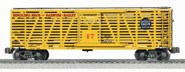 Lionel 6-22248 Ringling Brothers Scale Stock Car #47 (Gold)