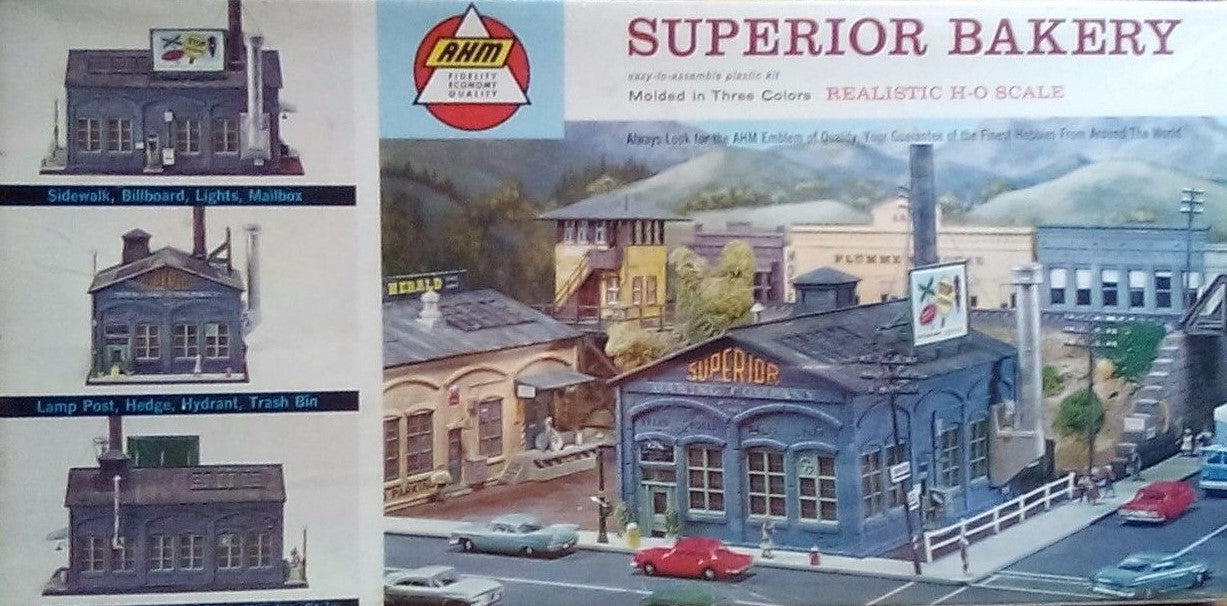 AHM 5857-598 HO Superior Bakery Building Kit