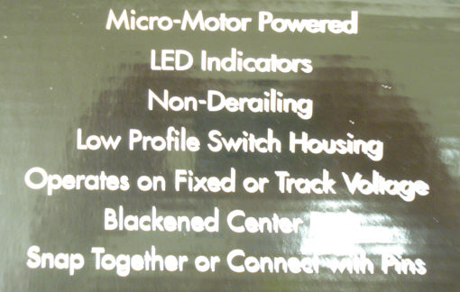 Lionel 6-21400 O SuperSnap 72" Right Hand Remote Control Switch Turnout