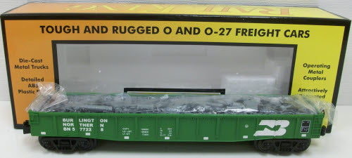 MTH 30-72038 Burlington Northern Gondola w/ Junk Load