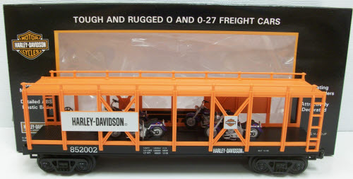 MTH 30-76328 Harley Auto Carrier Flatcar w/4 Fat Boys