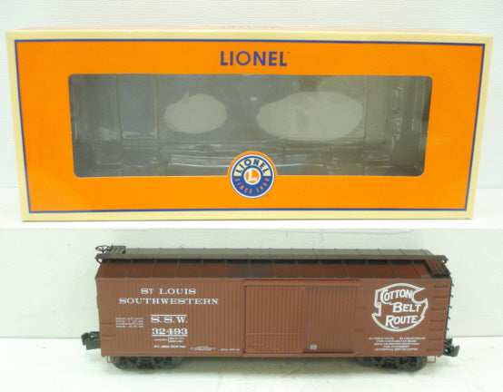 Lionel 6-27233 O-Gauge Cotton Belt U.S.R.A Double-Sheathed Box Car #32493