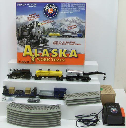 Lionel 6-30045 Alaska Work Train O Gauge Steam Train Set
