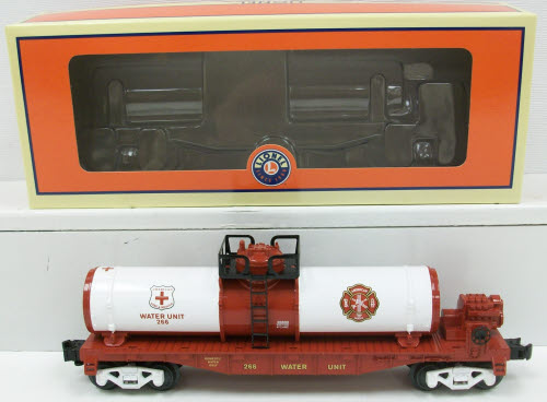 Lionel 6-26600 O American Fire and Rescue Flatcar w/Water Tank