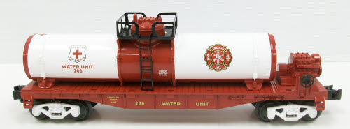 Lionel 6-26600 O American Fire and Rescue Flatcar w/Water Tank