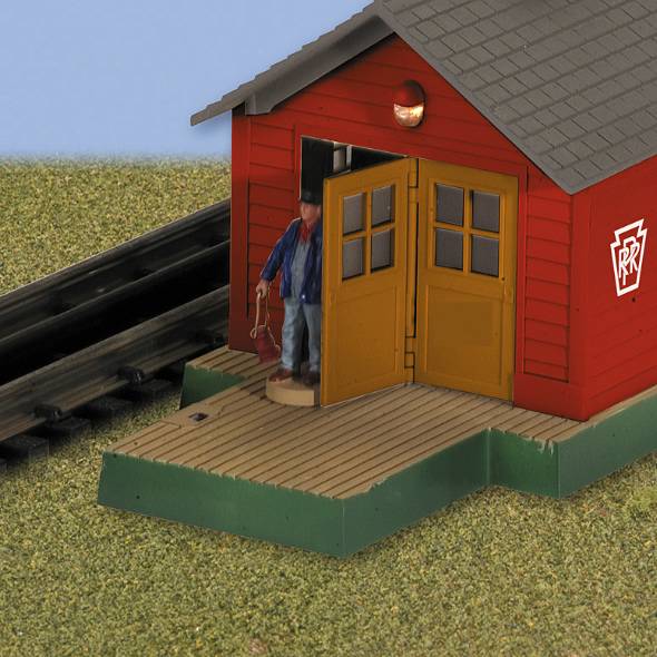 Lionel 6-22412 O PRR Operating Flagman's Shanty