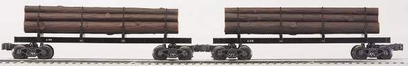 Lionel 6-22461 Scale Diecast Skeleton Log Car (4Pk.)