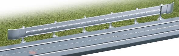 Lionel 6-22470 O SuperStreets 10'' Straight Guard Rail (Pack of 2)