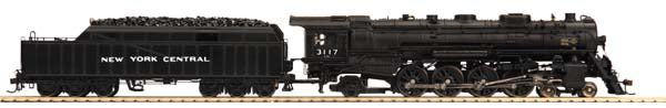 MTH 80-3126-1 New York Central HO 4-8-2 L-3c Mohawk Steam Engine w/P-S 3.0 #3117