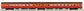 MTH 80-60003 HO SP Articulated Chair/Chair Passenger Set w/Antenna (Set of 2)