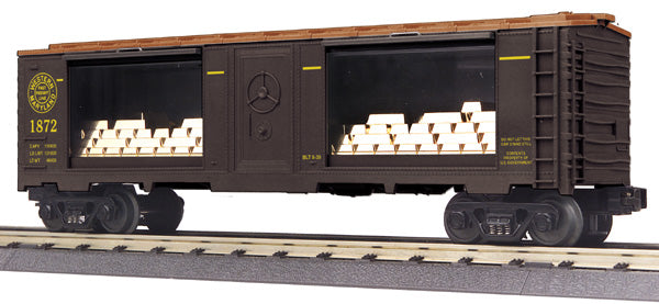 MTH 30-74529 O Western Maryland 40' Window Mint Box Car w/Gold #1872