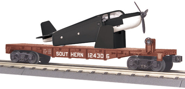 MTH 30-76340 O Gauge Southern Flatcarar w/ Airplane