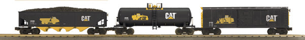 MTH 30-7046 Caterpillar RailKing Freight Car Set