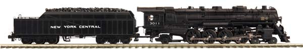 MTH 20-3372-1 NYC 4-8-2 L-3a Mohawk Steam Loco #3011 w/PS2 (Hi-Rail Wheels)