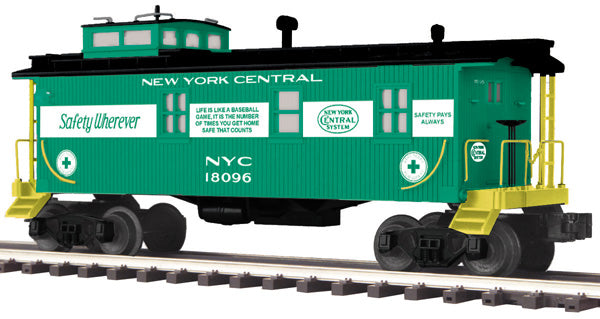 MTH 20-91283 O New York Central 35' Woodsided Caboose #18096
