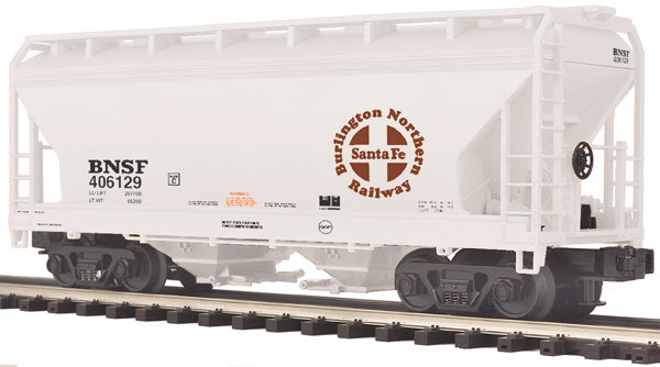 MTH 20-97668 O Gauge BNSF 2-Bay Centerflow Hopper #406129