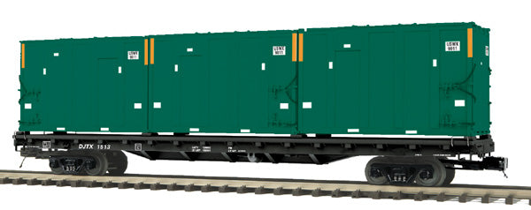 MTH 20-98677 Joseph Transportation Inc. 60' Flat Car w/Trash Containers