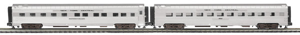 MTH 20-66146 O New York Central 70' Streamlined Sleeper/Diner Set (Set of 2)