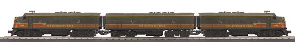 MTH 30-2943-1 Milwaukee F-3 ABA Diesel Engine Set with PS 2.0 #2378/2388