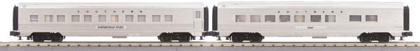 MTH 30-67515 O Southern 60' Streamline ABS Sleeper/Diner Set (Set of 2)