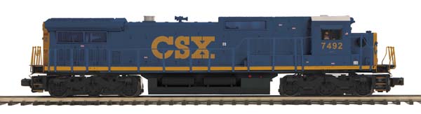 MTH 20-2948-1 CSX Dash-8 Narrow Nose Diesel Engine w/PS 2.0 #7492