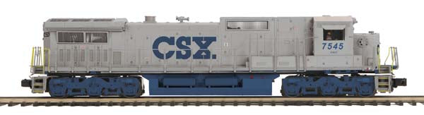 MTH 20-2949-3 O CSX Dash-8-40C Narrow Nose Non-Powered Diesel Engine #7587