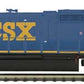 MTH 20-2958-3 CSX Non-Powered SD70Mac Diesel Engine #4574