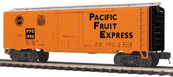 MTH 20-94221 Pacific Fruit Express Operating Reefer Car