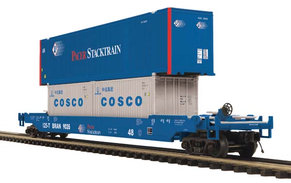 MTH 20-95082 Pacer Stacktrain Husky Stack Car #9035