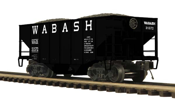 MTH 20-97244 O Wabash 2-Bay Fish Belly Hopper Car #31572