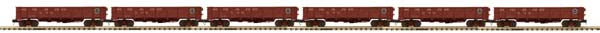 MTH 20-90503 O SP 50 Ton Composite Drop Bottom Gondola Car Set (Set of 6)