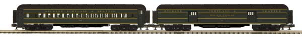 MTH 20-44004 O Spokane Portland & Seattle 70' Madison Baggage/Coach (Set of 2)