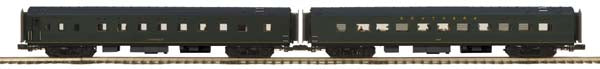 MTH 20-66149 O Southern 70' Sleeper/Diner Set Smooth Passenger Set (Set of 2)
