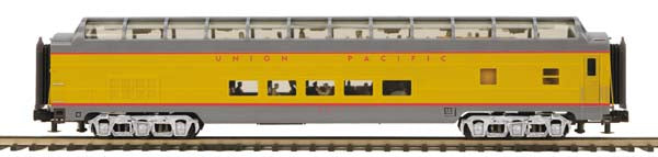 MTH 20-67148 O Gauge UP 70'' Full Length Vista Dome Passenger Car #8017