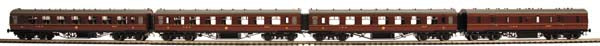 MTH 20-60005 O London, Midland & Scottish LMS Standard Passenger Set (Set of 4)