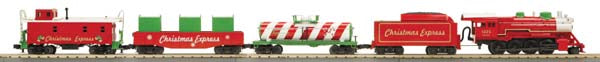 MTH 30-4201-1 Christmas Railking 2-8-0 O Gauge Steam Train Set with PS 2.0