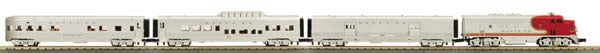 MTH 30-4202-1 Santa Fe RailKing F-3 Deluxe O Gauge Diesel Train Set with PS 2.0