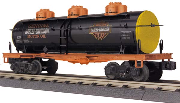 MTH 30-73291 Harley-Davidson 3-Dome Tank Car